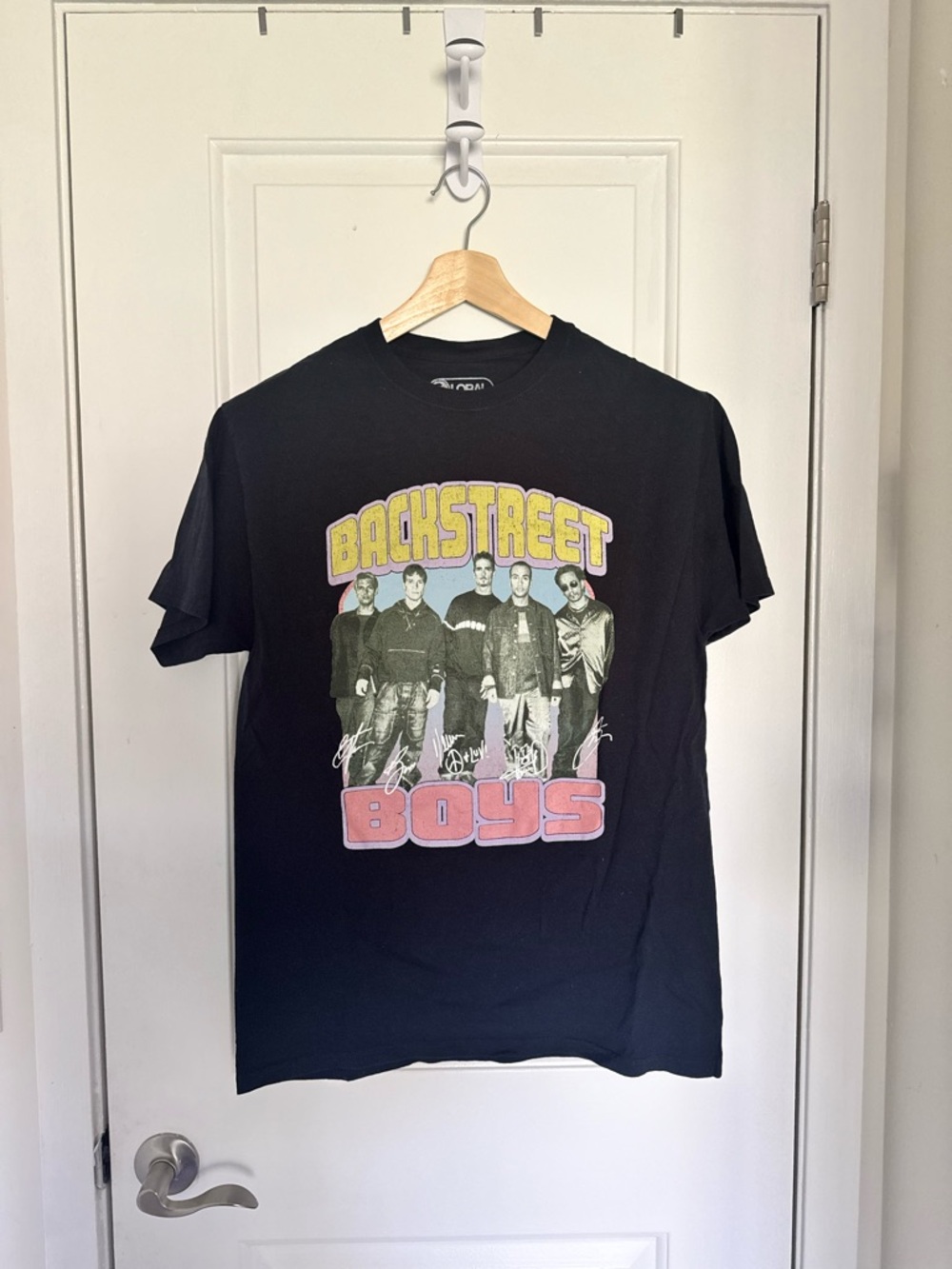 Backstreet Boys Black Graphic Tee - Band Logo Shirt